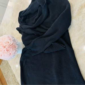 Vince Camuto Black Cowl Neck Sweater